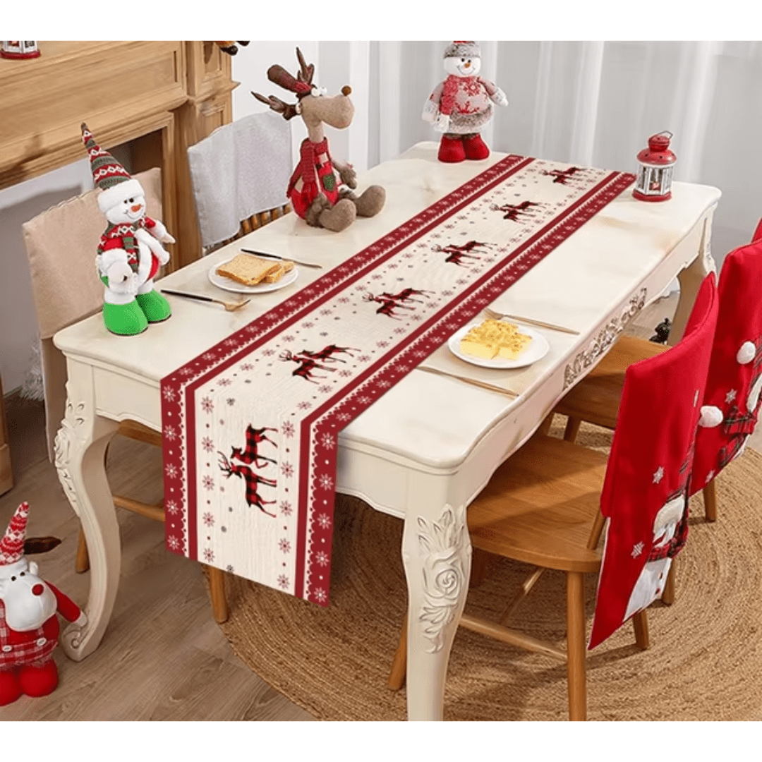 Trilho de Mesa Decoração de Natal