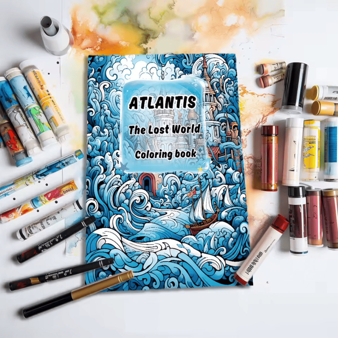 Livro de Colorir Atlantis 25 Páginas