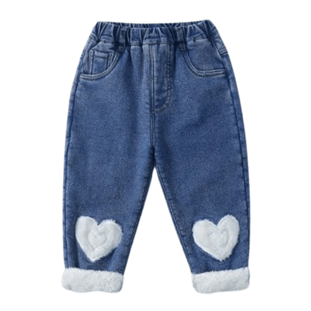 Calça Infantil Jeans e Peluciada