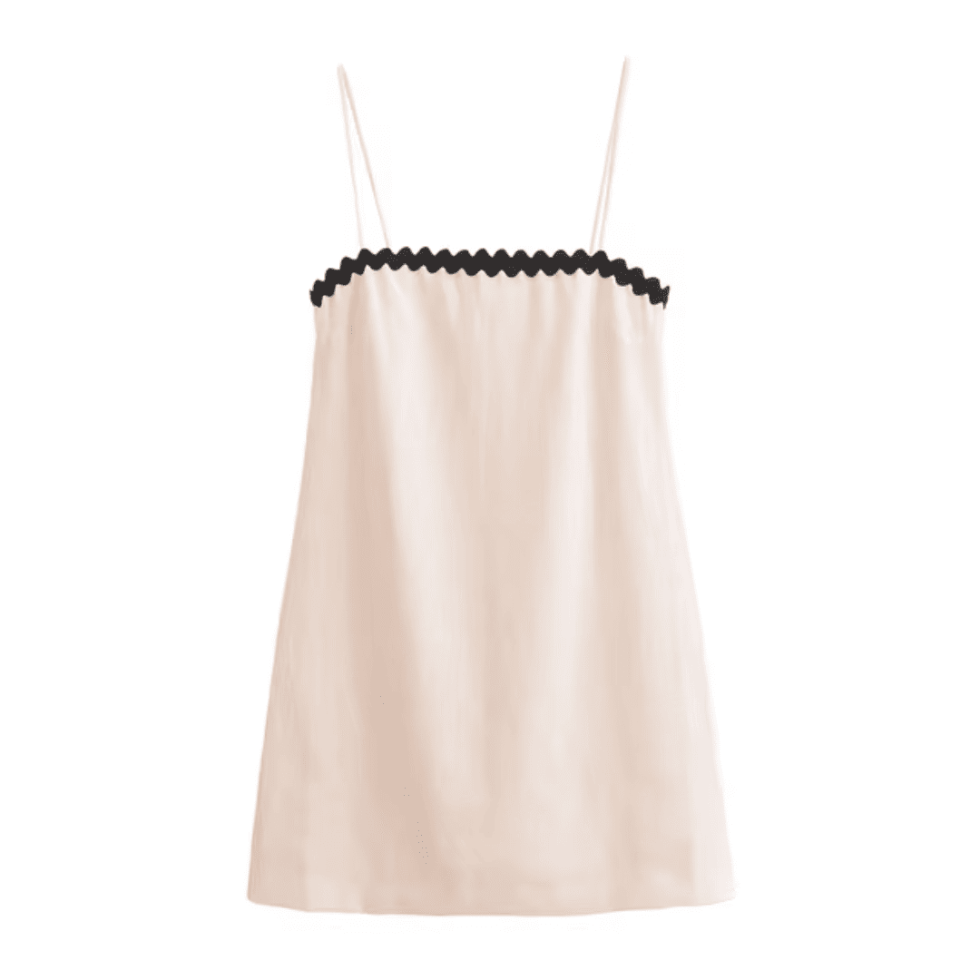 Vestido Feminino de Alcinha Reto em Linho