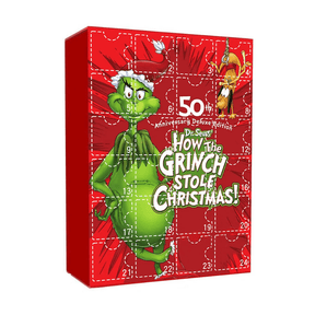 Calendário Contagem Regressiva + Brinquedos Surpresa Grinch