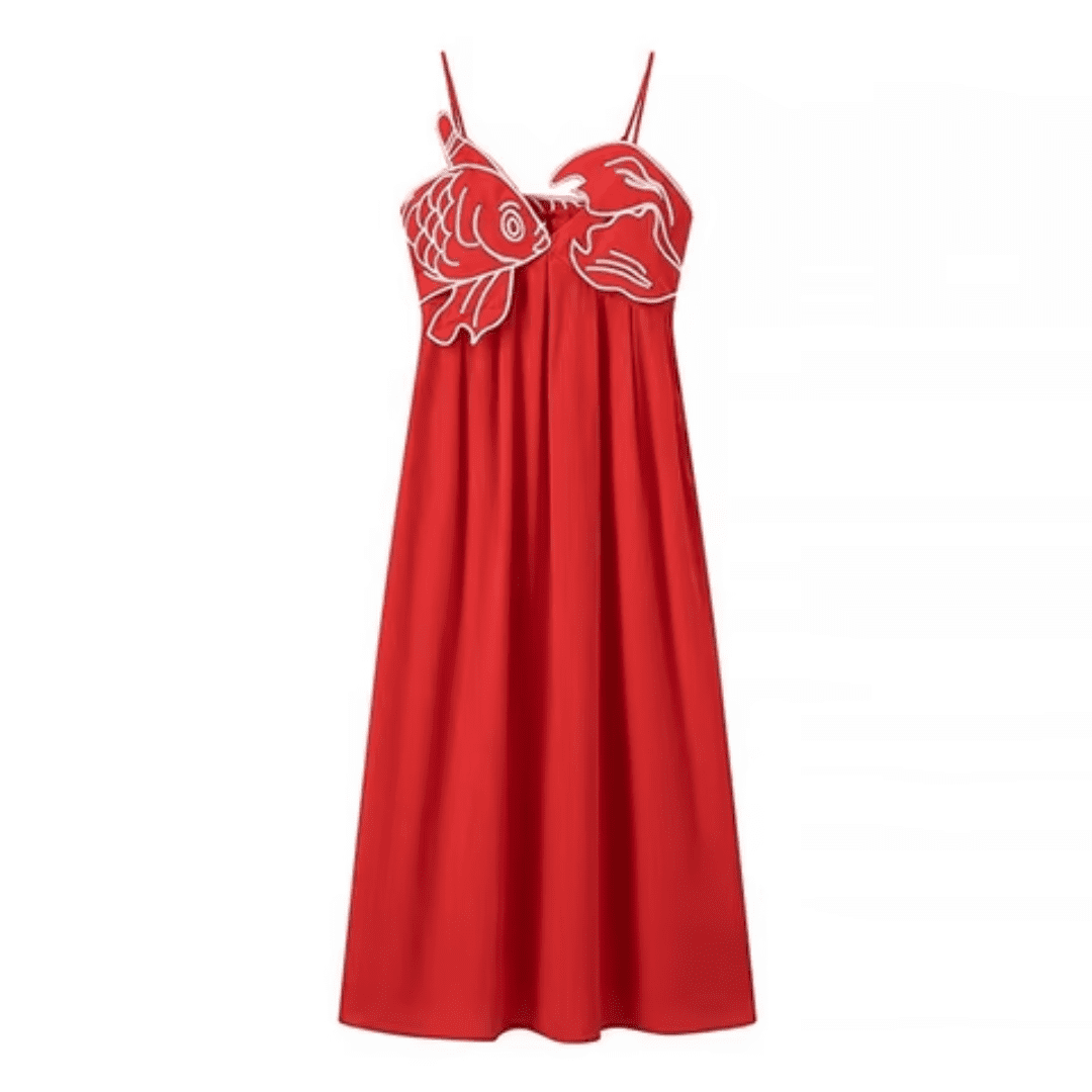 Vestido Feminino Longo de Linho Carpa