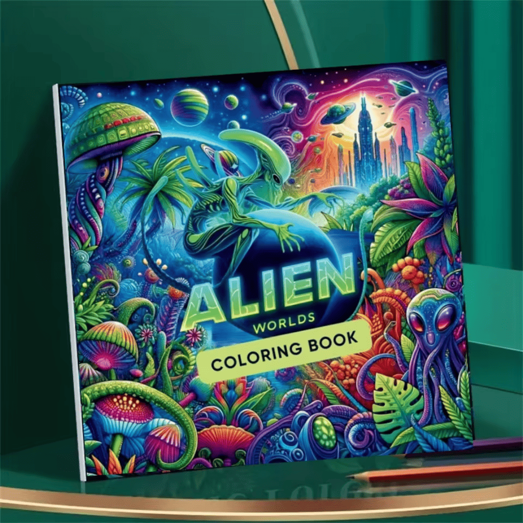 Livro de Colorir Alien 22 Páginas