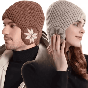 Gorro Unissex com Pelúcia e Tapa Orelha