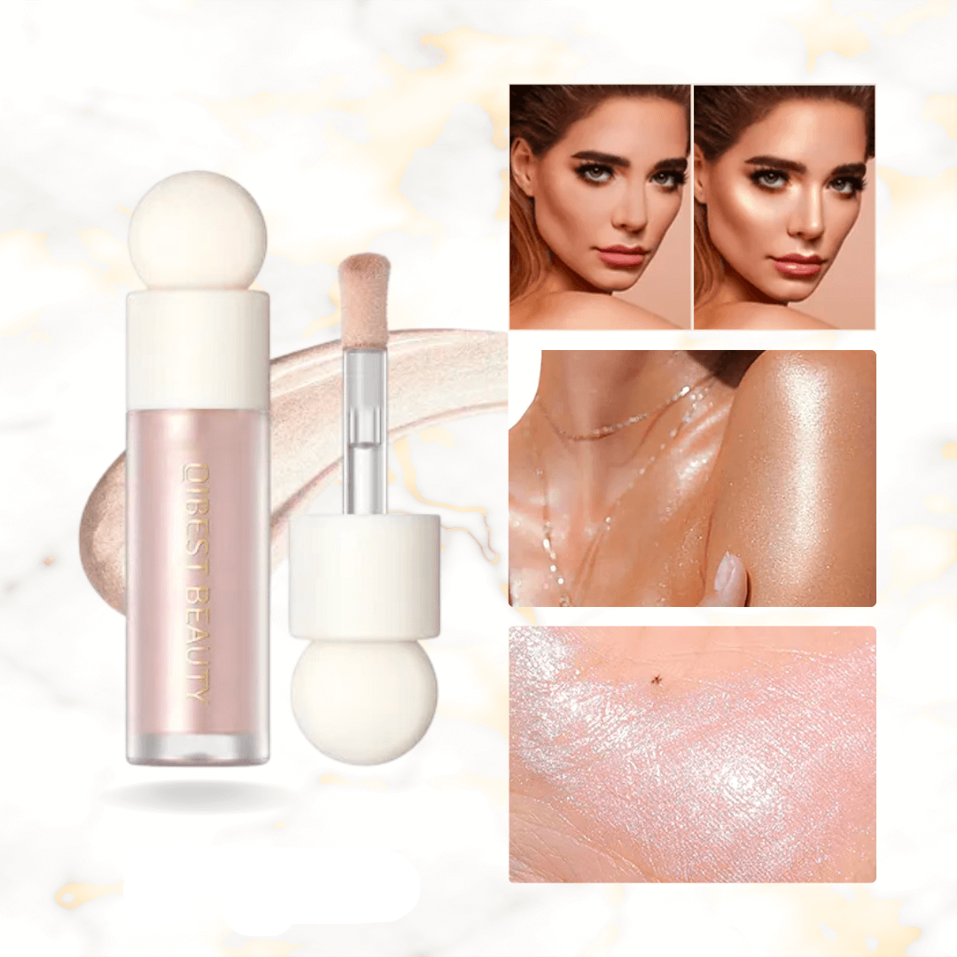 Iluminador Qibest Beauty 2 em 1 - Rosto e Corpo