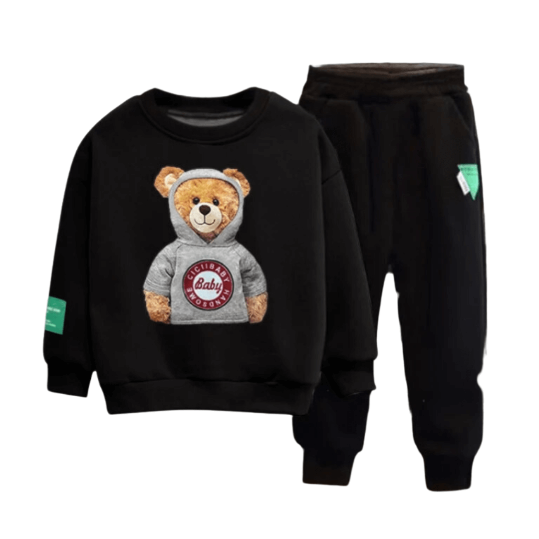 Conjunto Infantil de Moletom Teddy