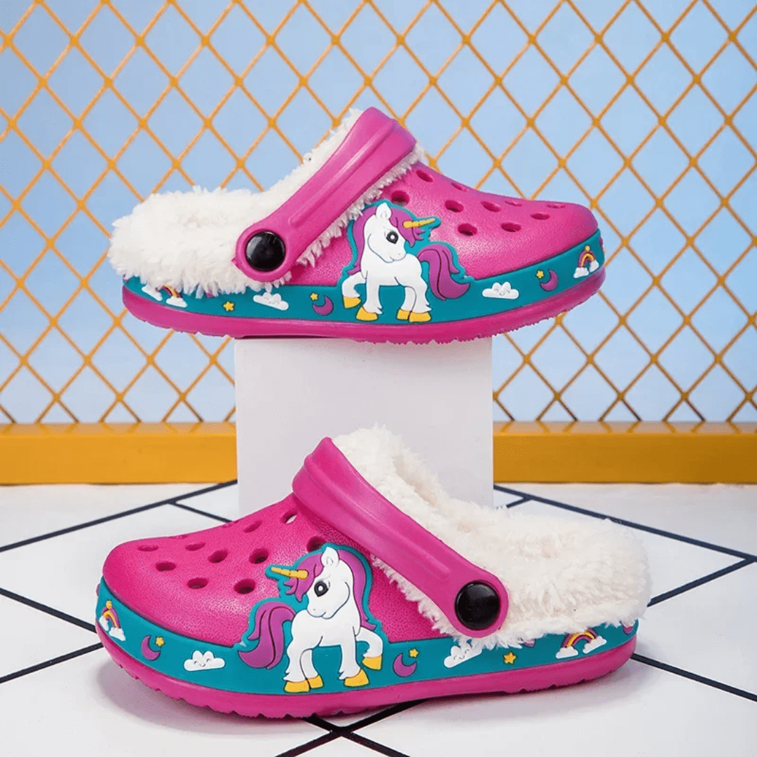 Croc Infantil com Pelúcia Dinos