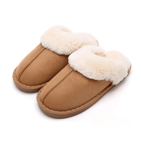 Pantufa Feminina Peluciada Camurça