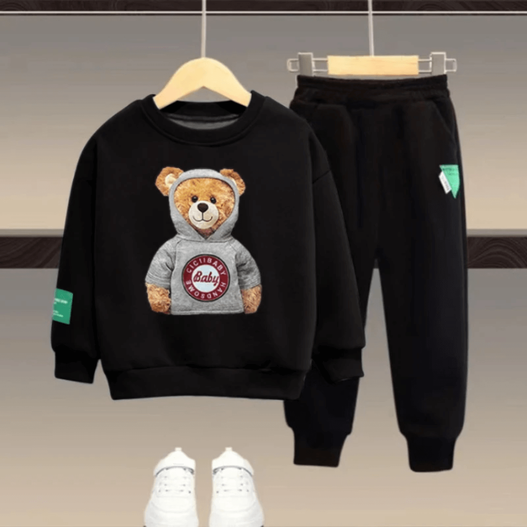 Conjunto Infantil de Moletom Teddy