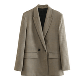 Blazer Feminino Xadrez