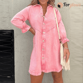 Vestido Chemise Feminino Jeans Sara