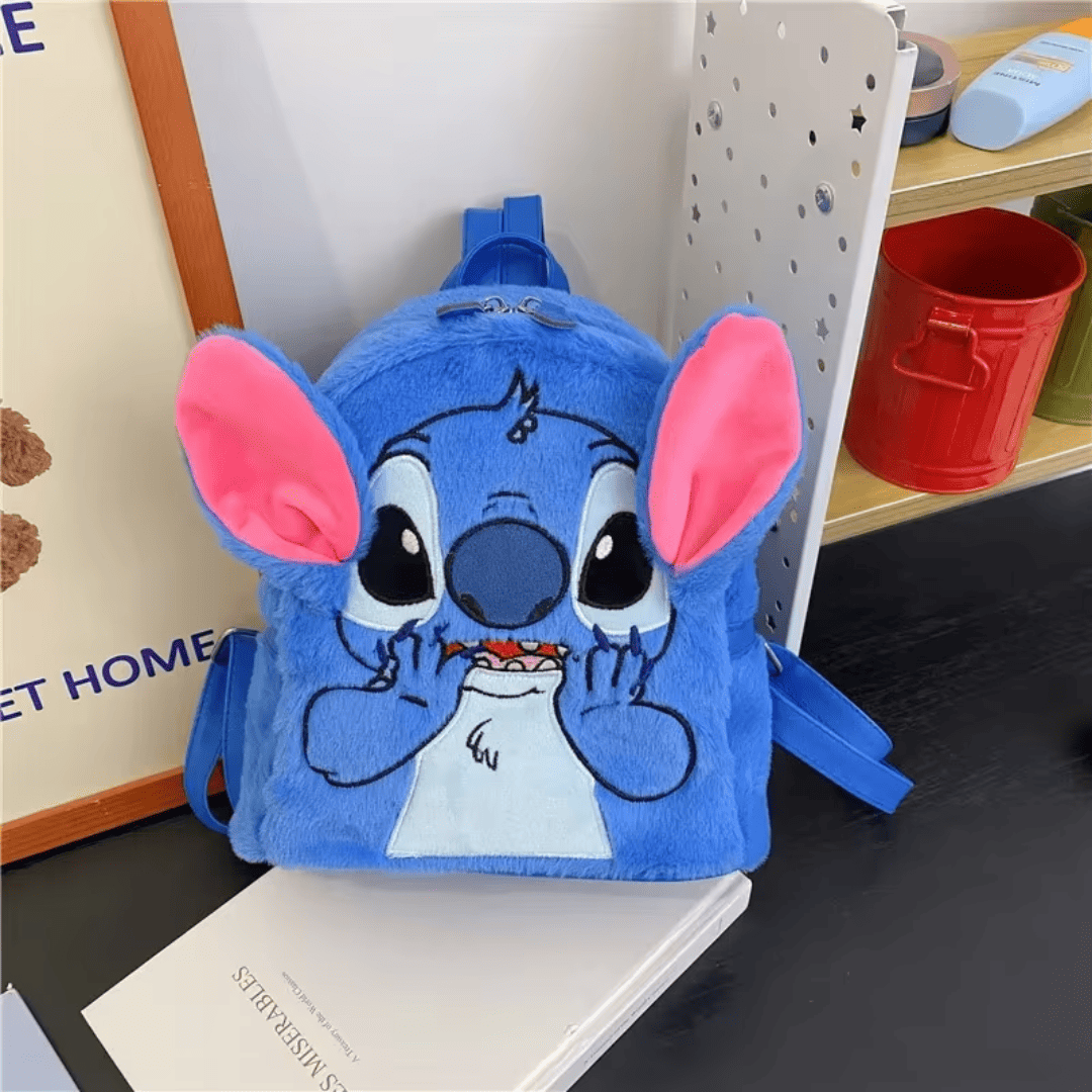 Mochila Pequena de Pelúcia do Stitch