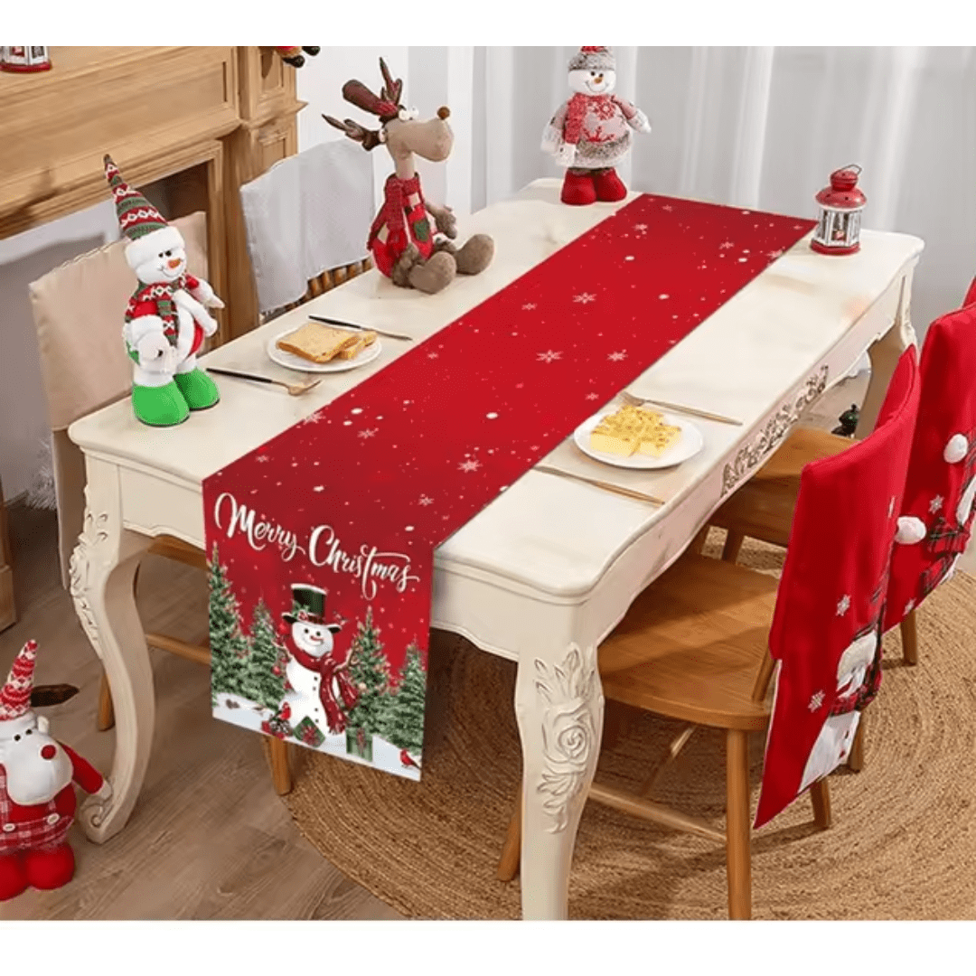 Trilho de Mesa Decoração de Natal