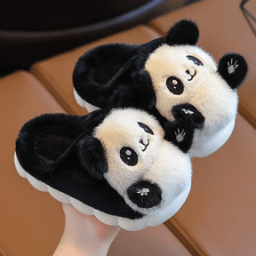 Pantufa Infantil Peluciada Panda