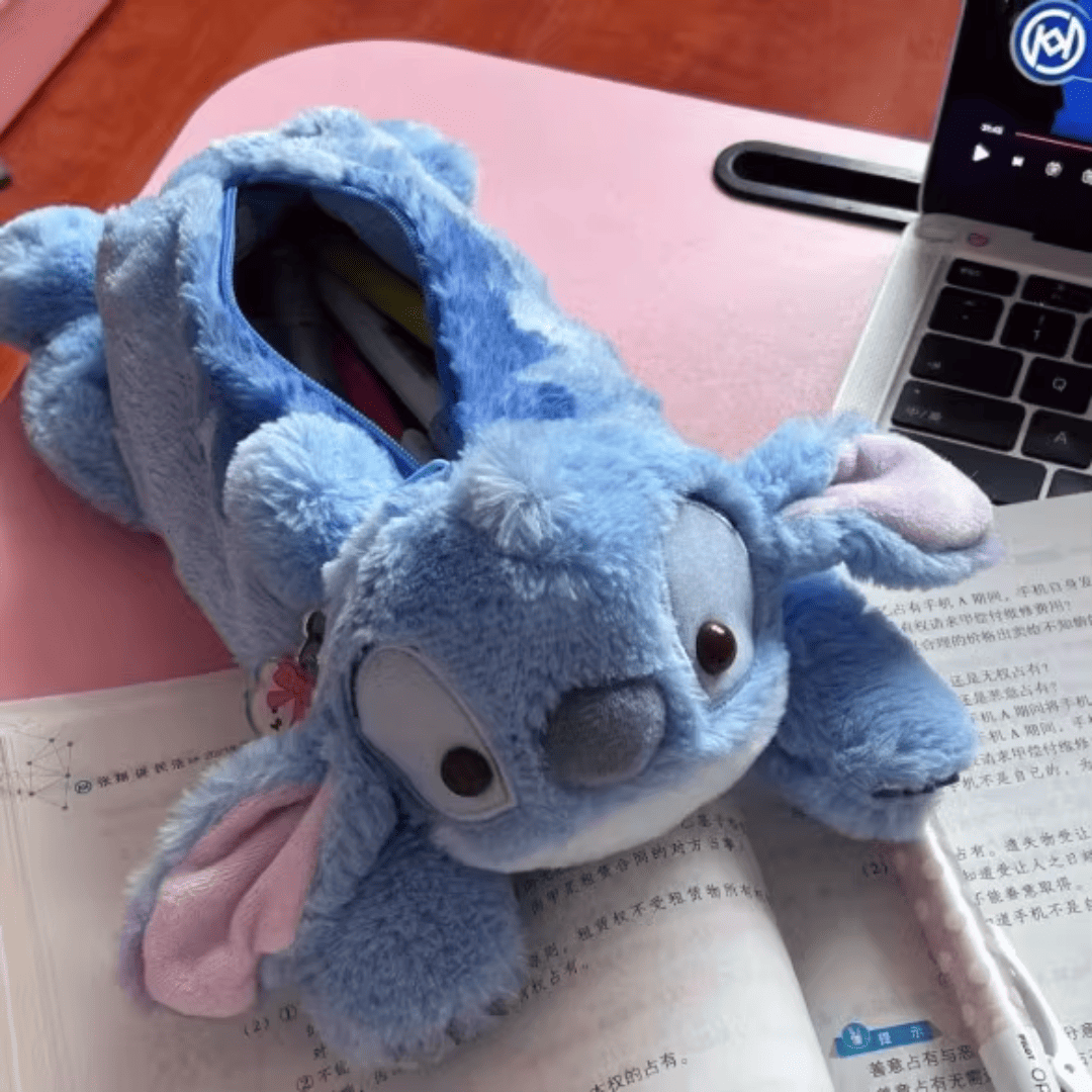 Estojo do Stitch em 3D de Pelúcia