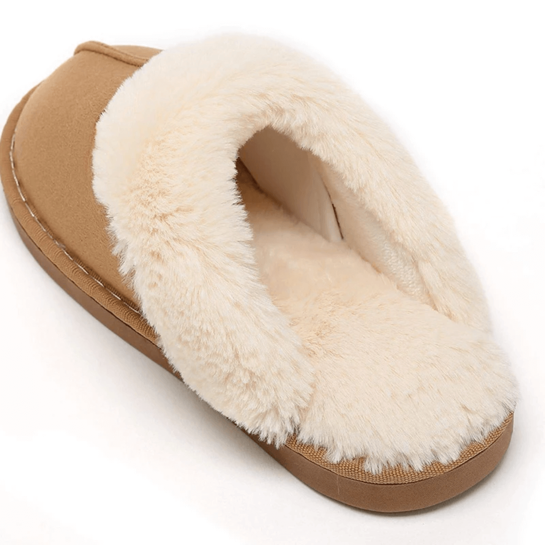 Pantufa Feminina Peluciada Camurça