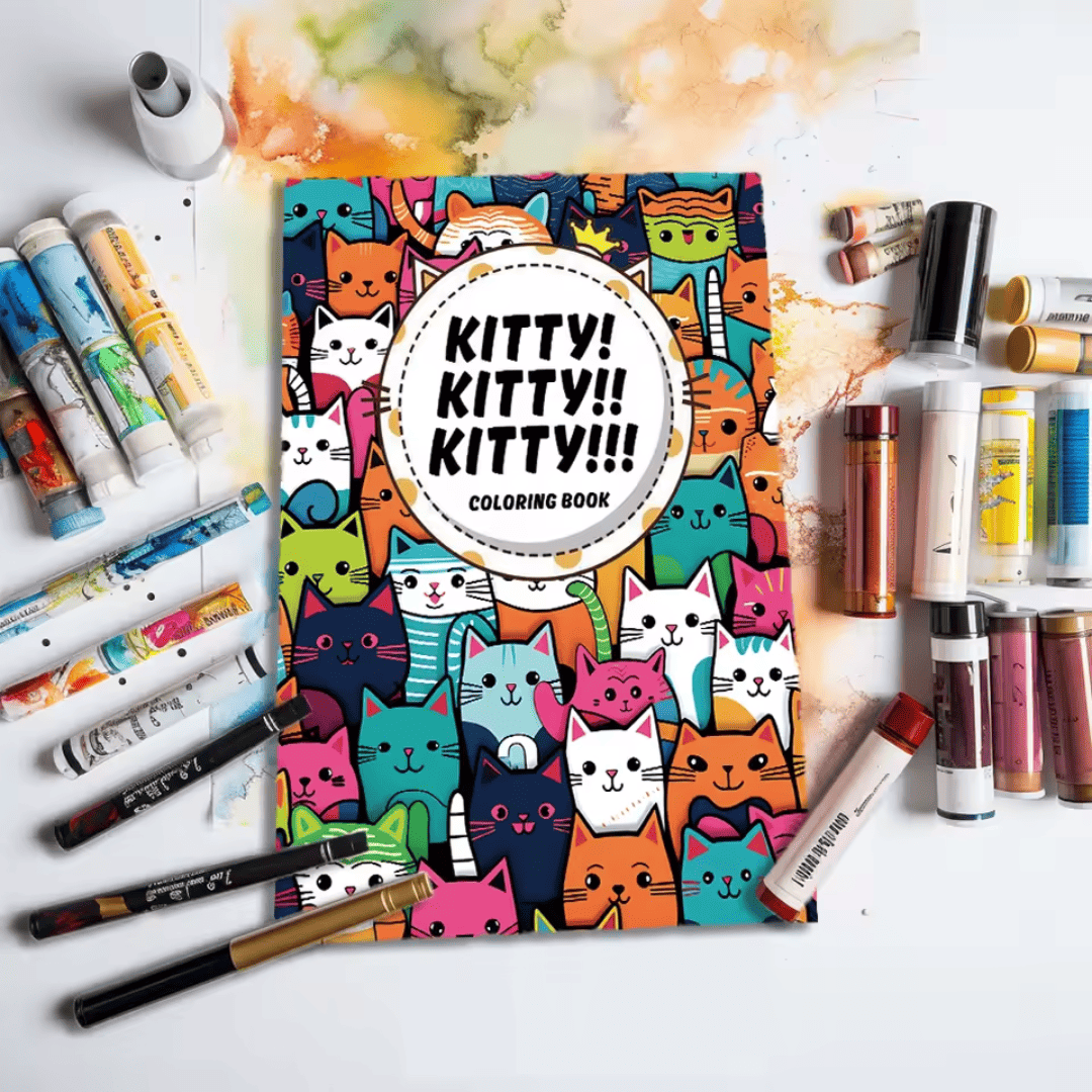 Livro de Colorir Meow 25 Páginas