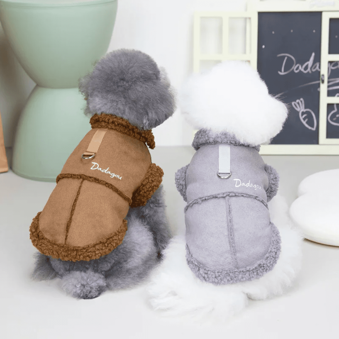 Roupa para Pet Nobuck com Pelúcia