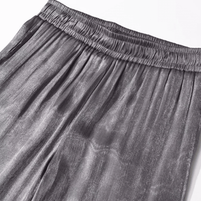 Calça Feminina Pantalona Metalizada