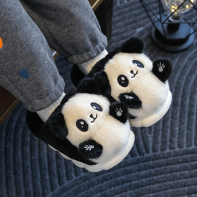 Pantufa Infantil Peluciada Panda