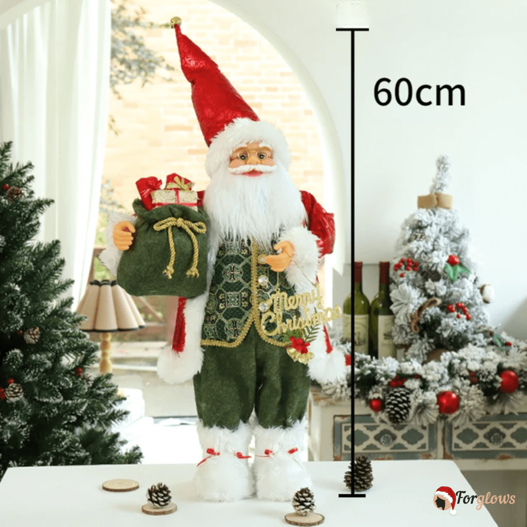 Boneco de Papai Noel Grande Decoração de Natal