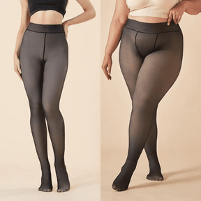 Meia-Calça Feminina Fio 15 Térmica - Kit com 2