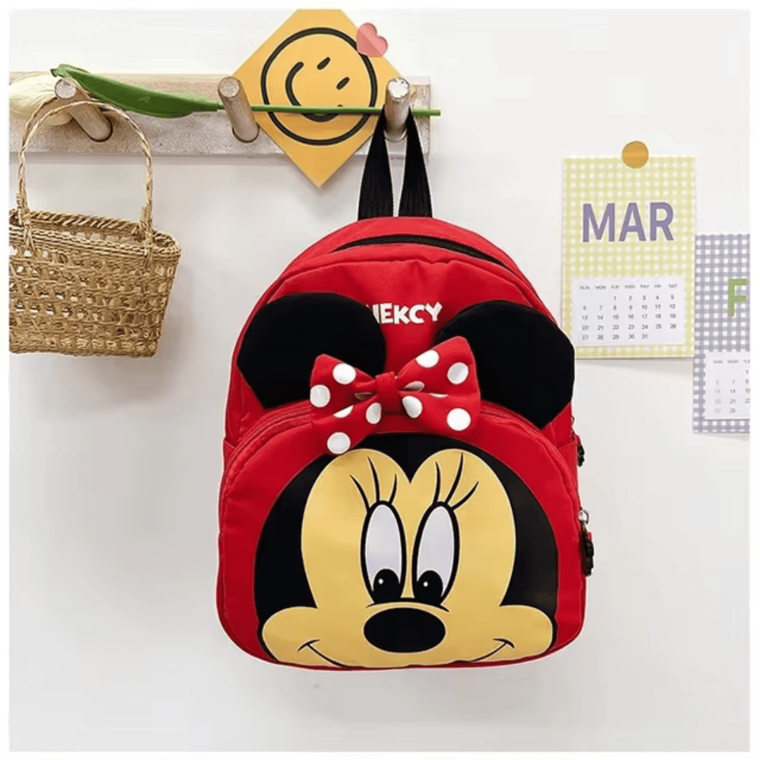 Mochila Pequena Mickey e Minnie