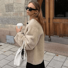 Casaco Feminino de Pelo Finlândia