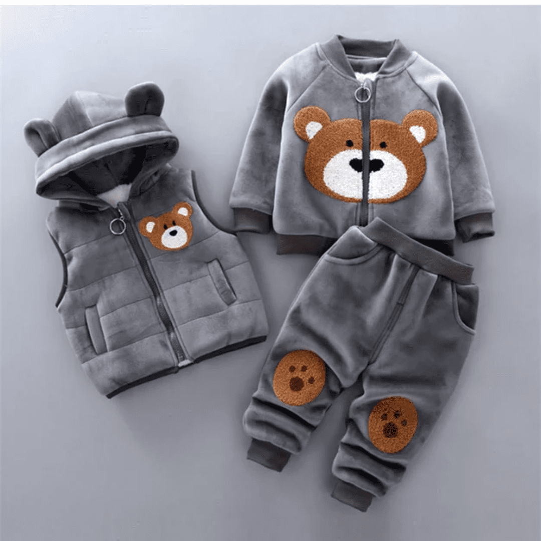 Conjunto de Inverno Infantil 3 Peças