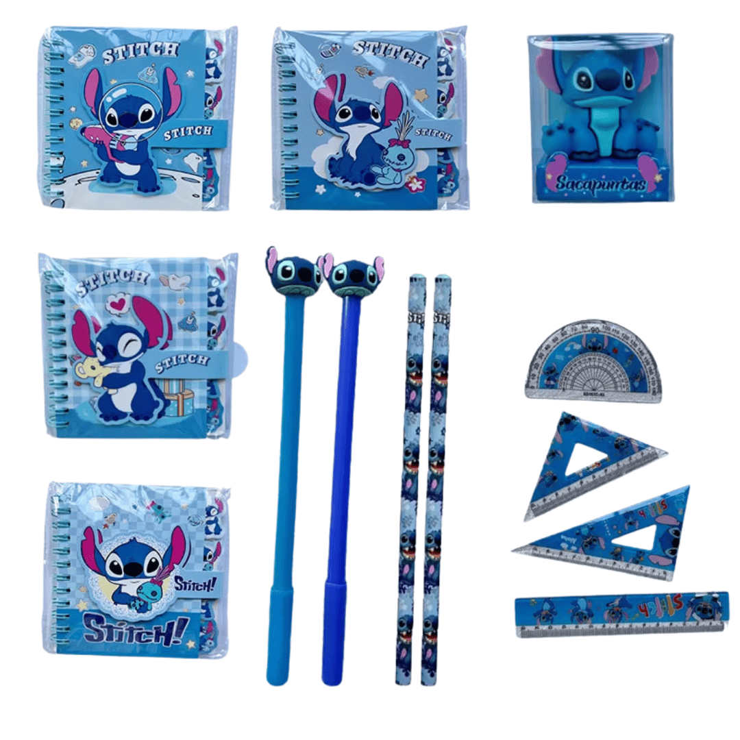 Kit Papelaria do Stitch