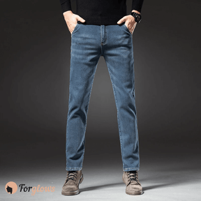 Calça Jeans Masculina Peluciada