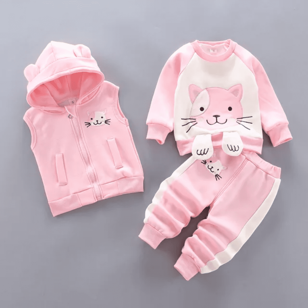 Conjunto de Inverno Infantil 3 Peças