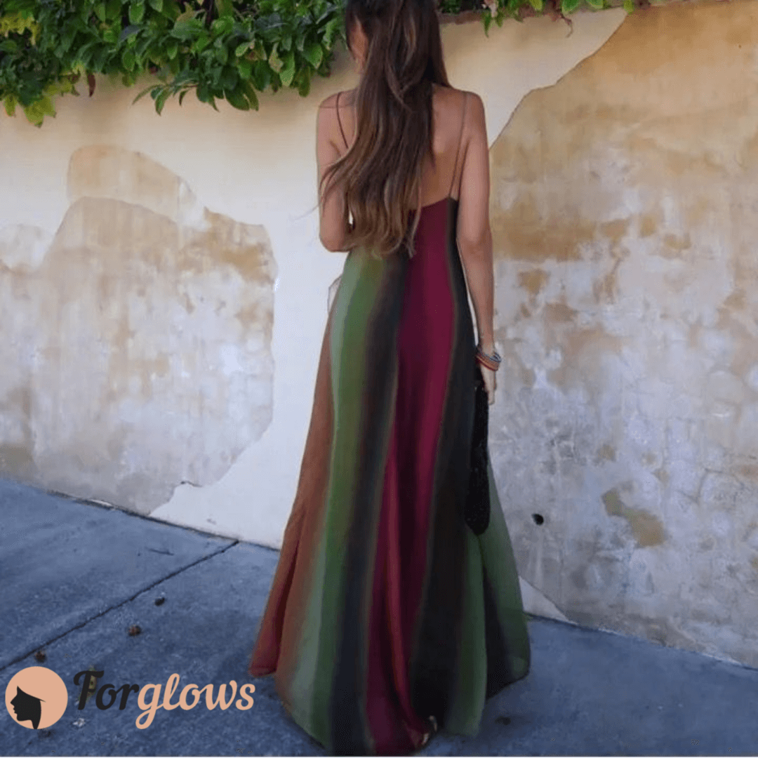 Vestido Feminino Longo em Chiffon Sabrina