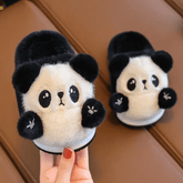 Pantufa Infantil Peluciada Panda