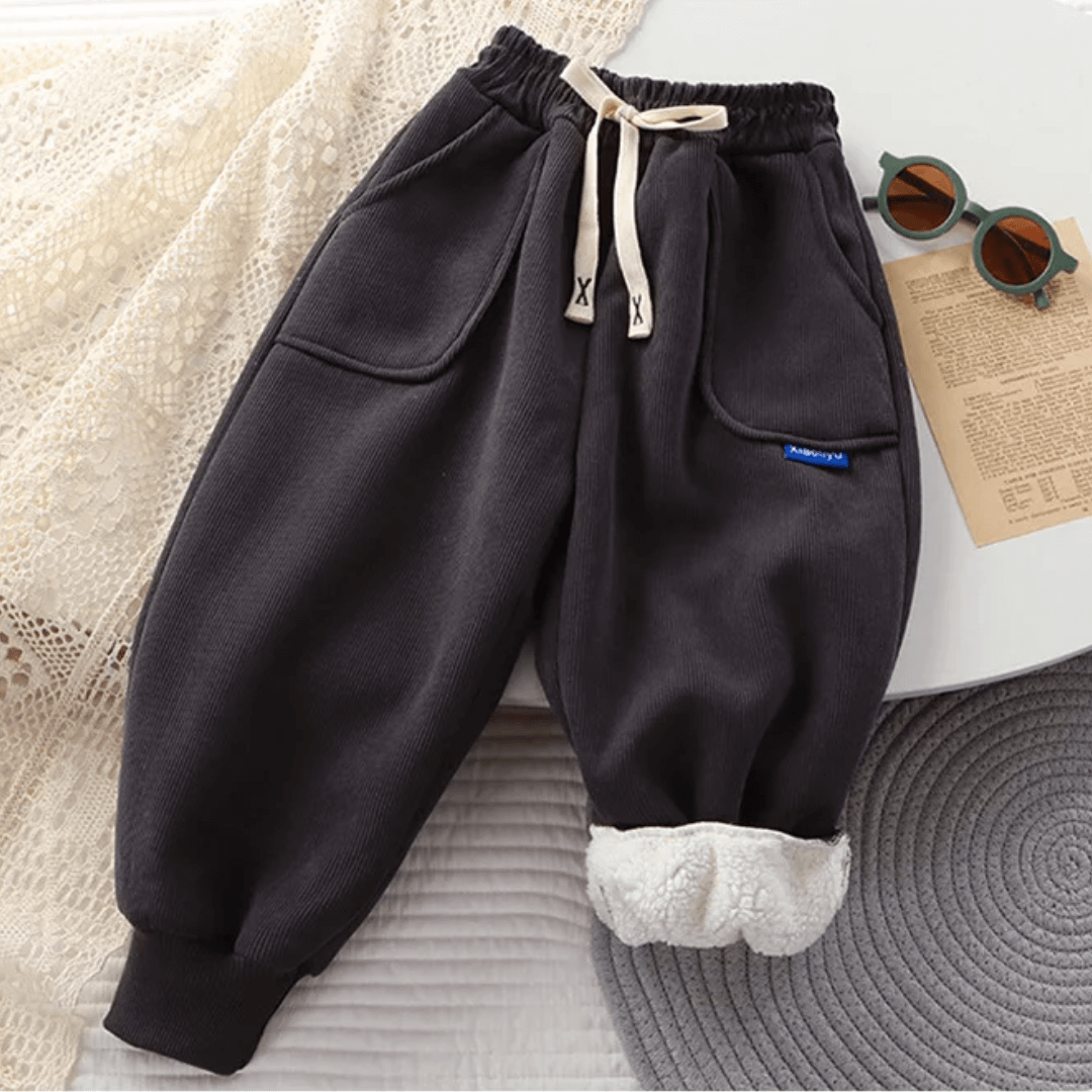 Calça Infantil de Moletom com Pelúcia