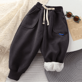 Calça Infantil de Moletom com Pelúcia