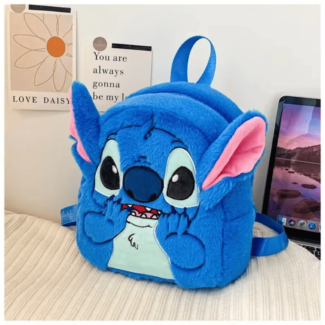 Mochila Pequena de Pelúcia do Stitch