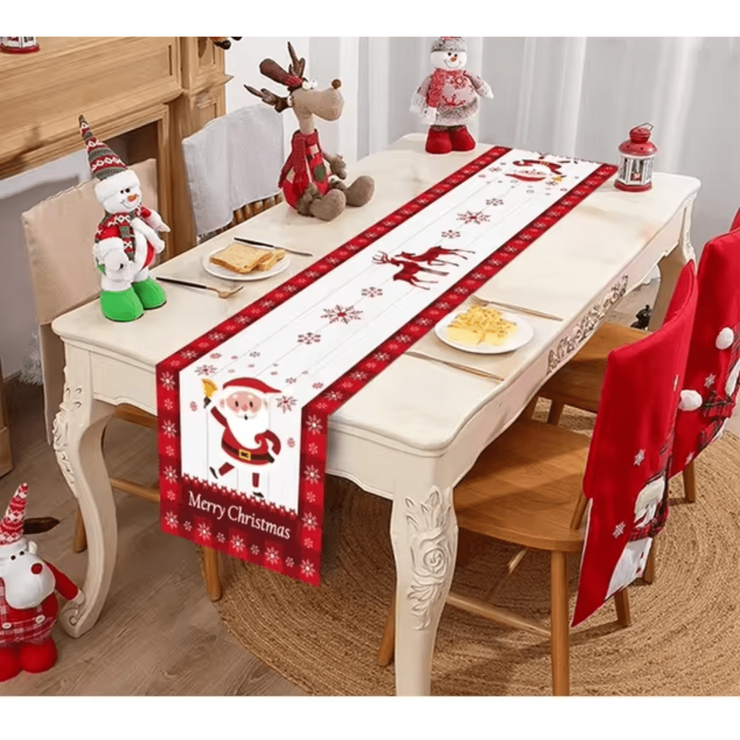 Trilho de Mesa Decoração de Natal