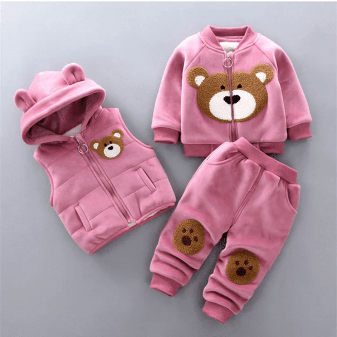 Conjunto de Inverno Infantil 3 Peças