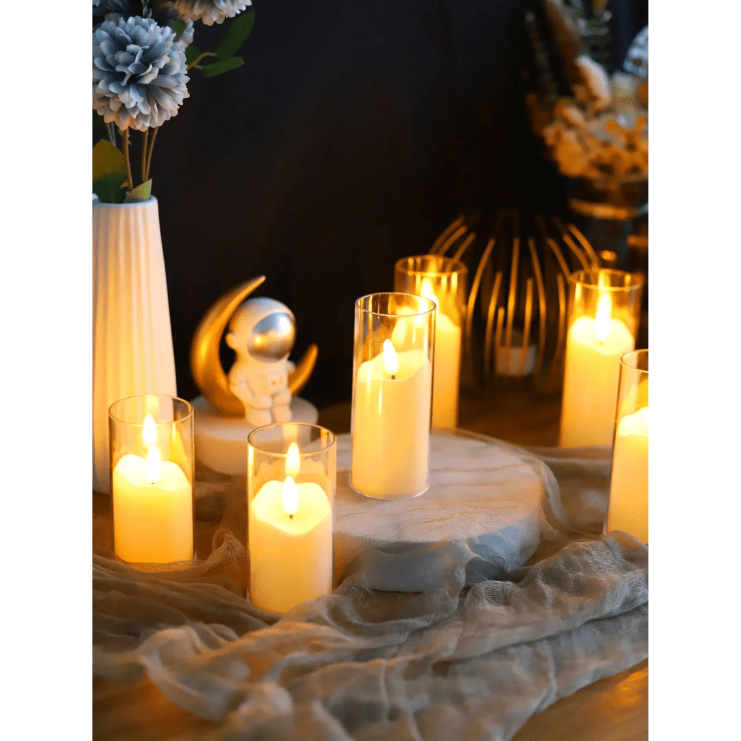 6 Velas de Led Decorativas