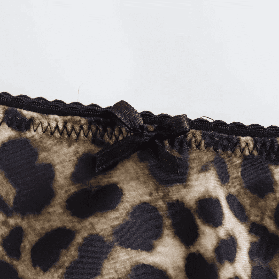 Saia Feminina Midi Leopard