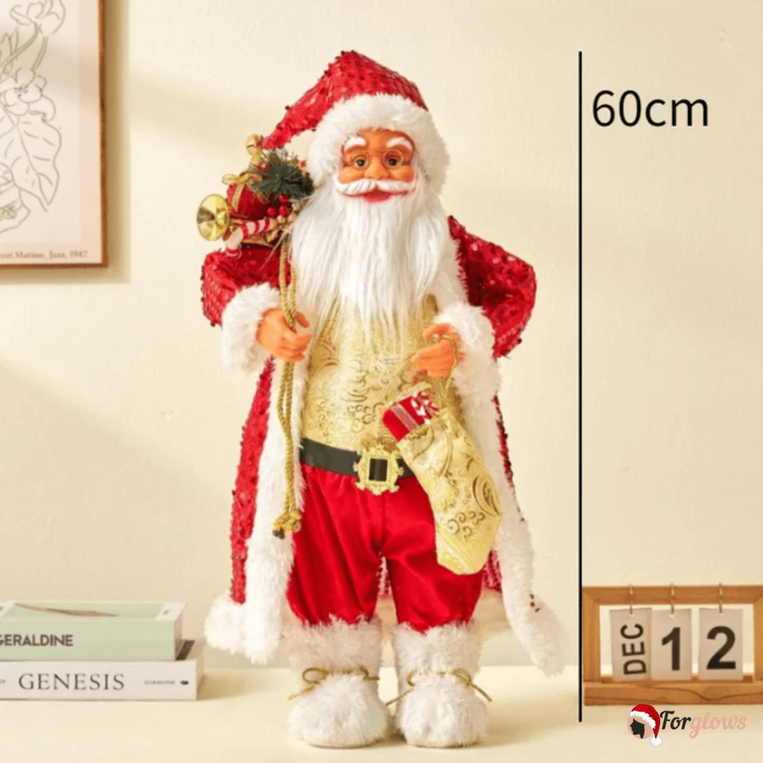 Boneco de Papai Noel Grande Decoração de Natal