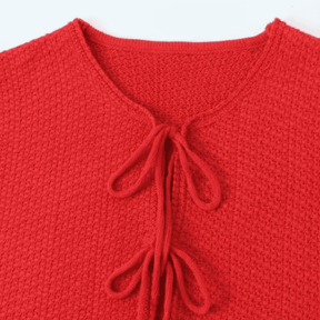 Blusa Feminina com Amarração de Tricot