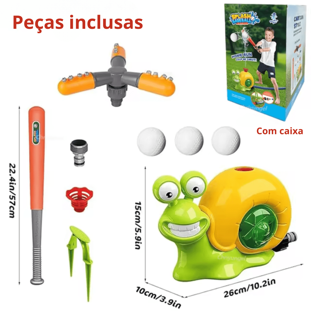 Aspersor de Água Baseball Brinquedo Infantil