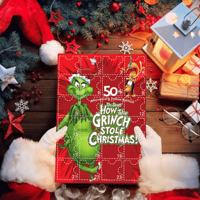 Calendário Contagem Regressiva + Brinquedos Surpresa Grinch