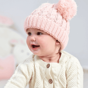 Touca Infantil com PomPom