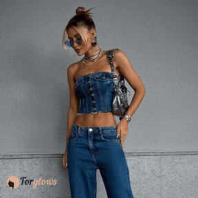 Cropped Feminino Jeans Taise