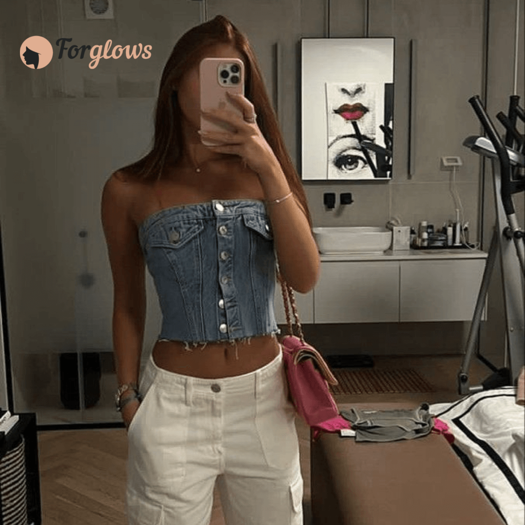 Cropped Feminino Jeans Taise