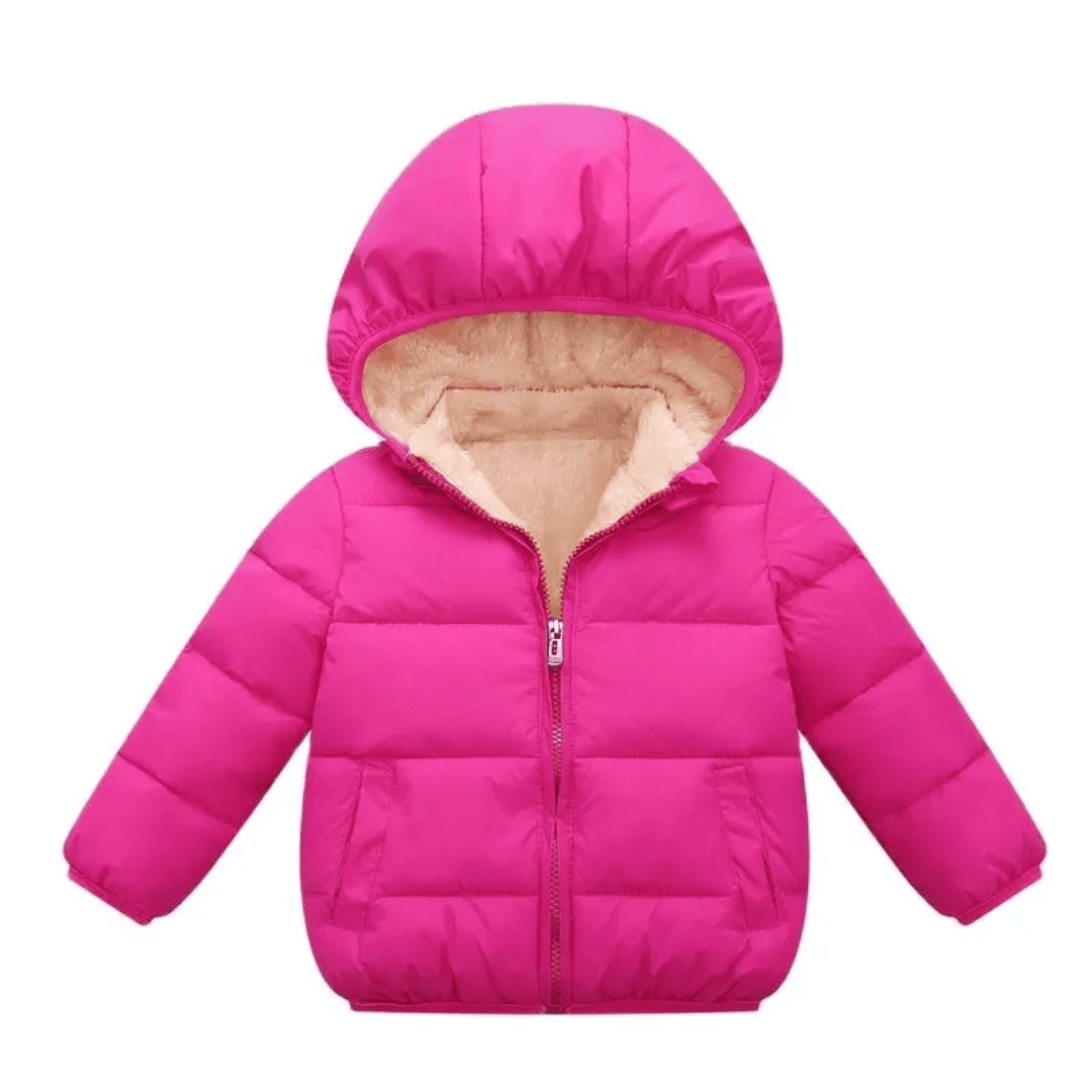 Jaqueta Puffer Infantil com Pelúcia