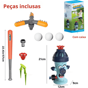 Aspersor de Água Baseball Brinquedo Infantil